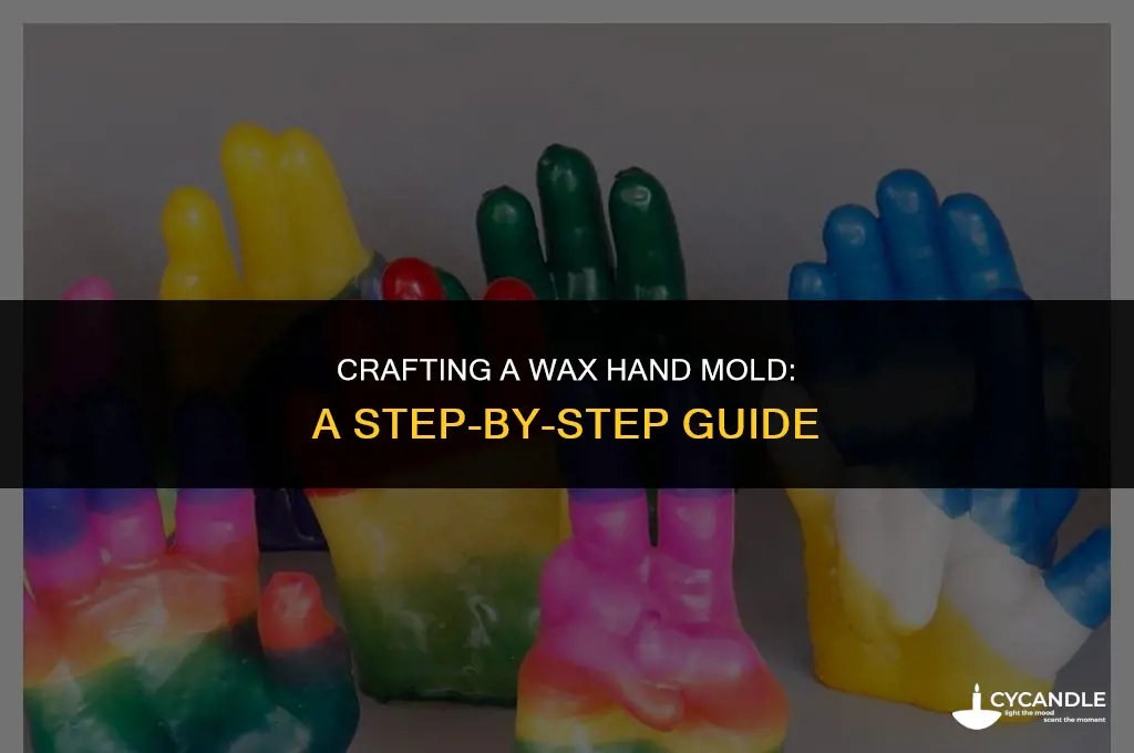 how to makw a mold of your hand using wax