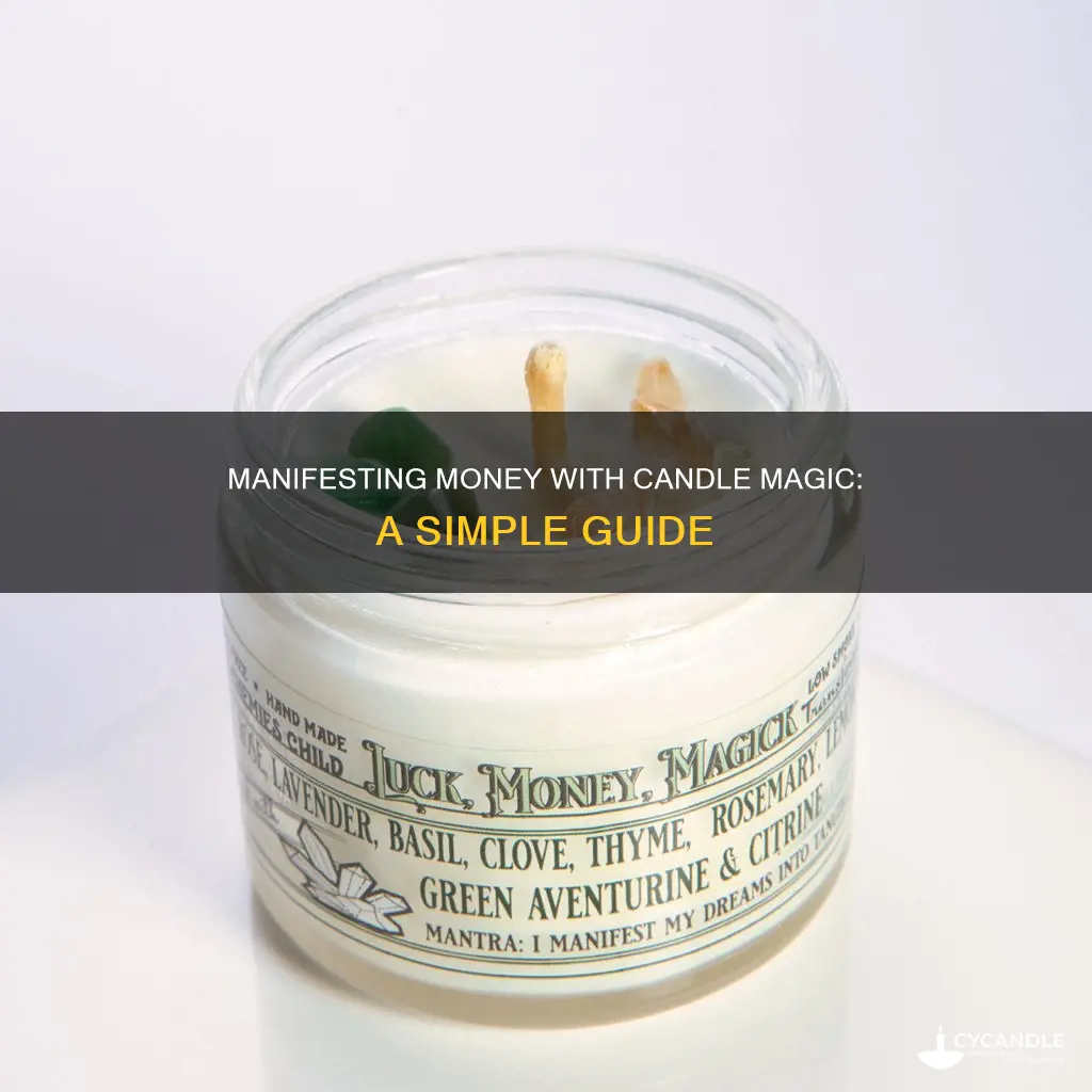 how to manifest money candle magic