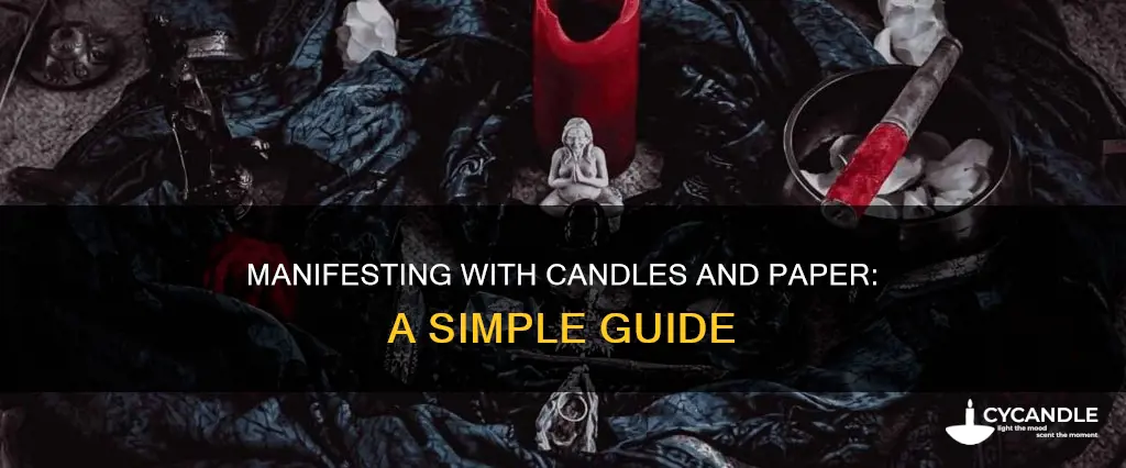 how to manifest with candles and paper
