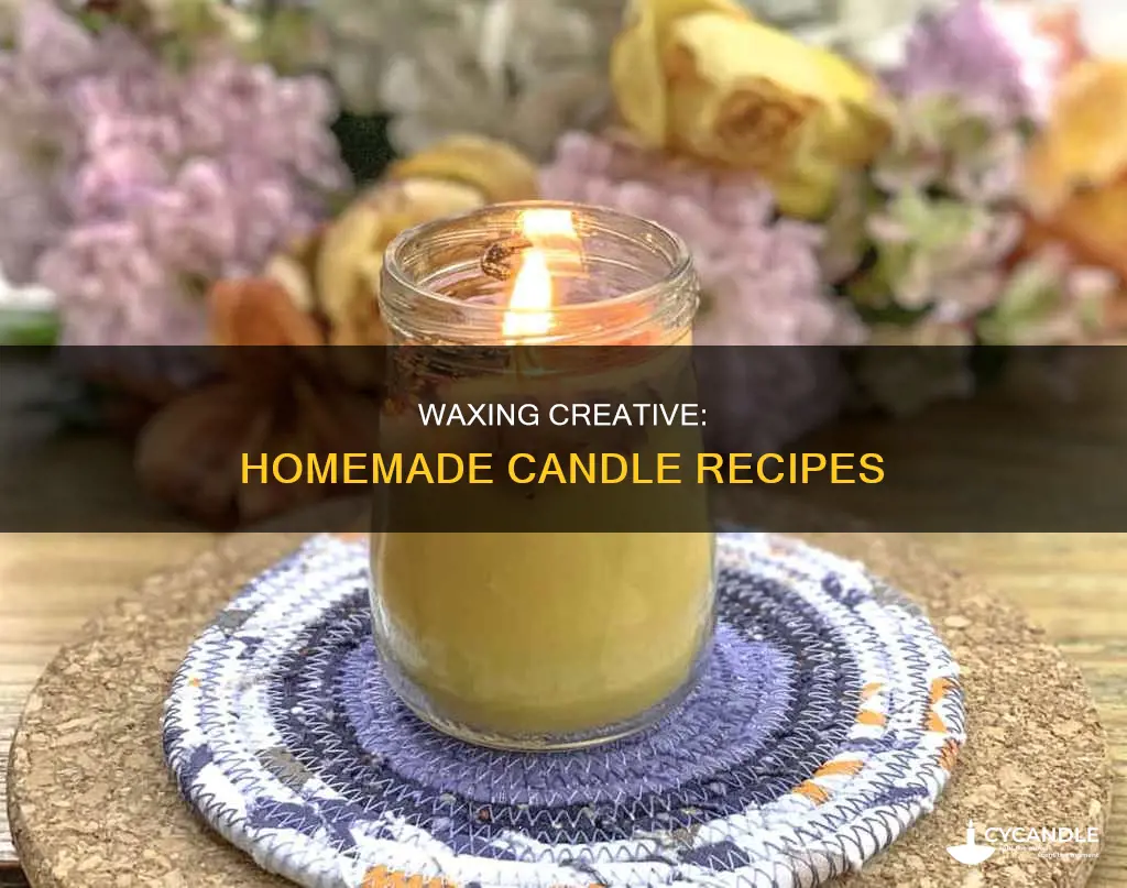 how to manufacture candle at home