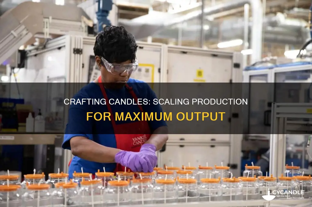 how to mass produce candles