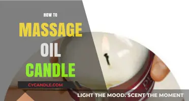 Massage Oil Candles: Melt and Massage for Relaxation