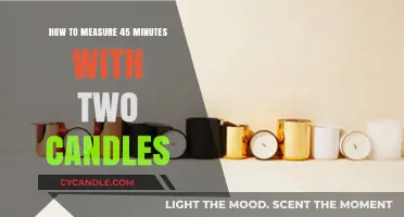 Measuring Time: Burning Candles to Track 45 Minutes
