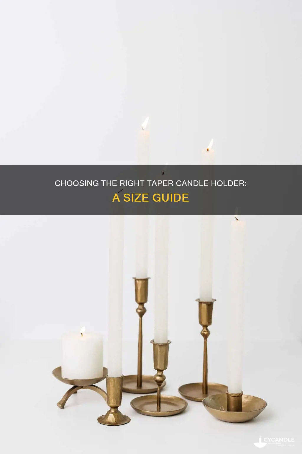 how to measure a candle holder for taper candles
