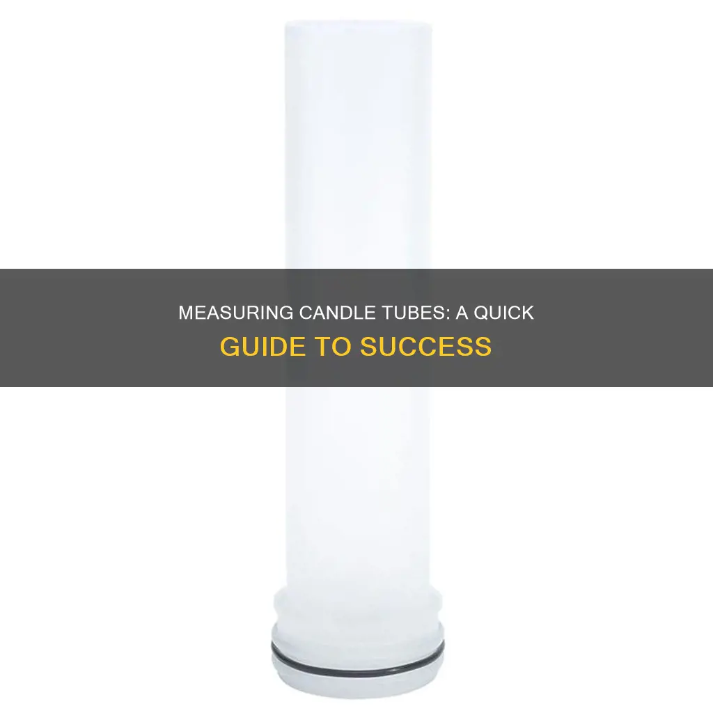 how to measure a candle tube