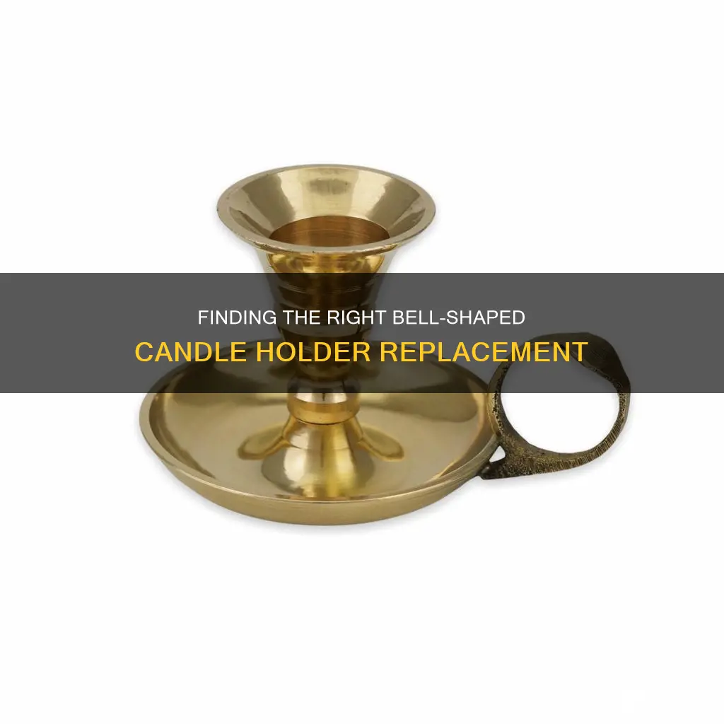 how to measure bell shaped candle holder replacement