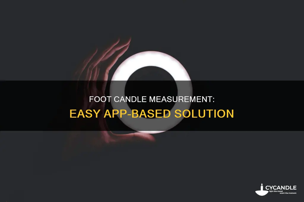 how to measure foot candles app