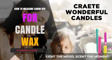 Mastering Liquid Dye Measurement for Perfectly Colored Candle Wax