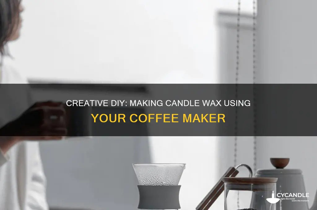 how to mekt candle wax in a coffee maker