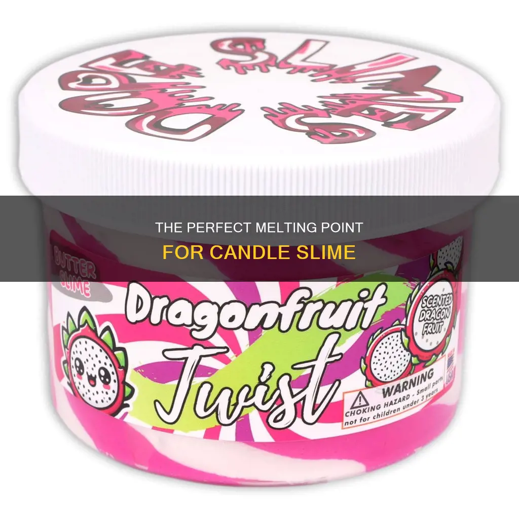 how to melt a candle for candle slime