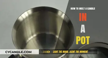 Melting Candles: Using a Double Boiler Method