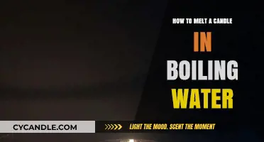 Melting Candles: Boiling Water Method