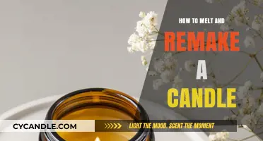 Remaking Candles: Melting and Pouring Your Own