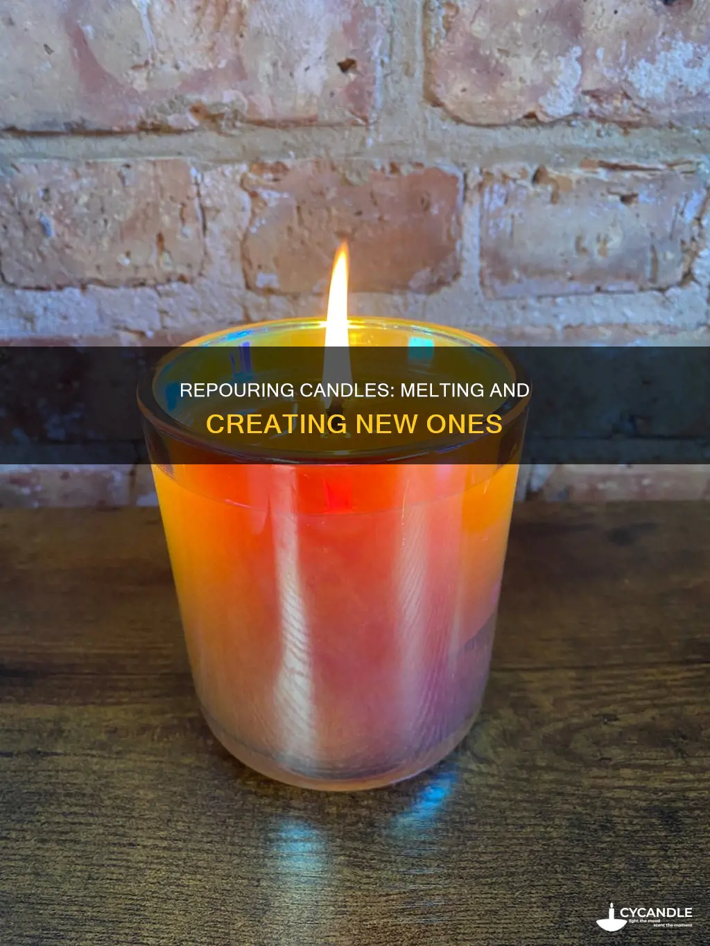 how to melt and repour candles