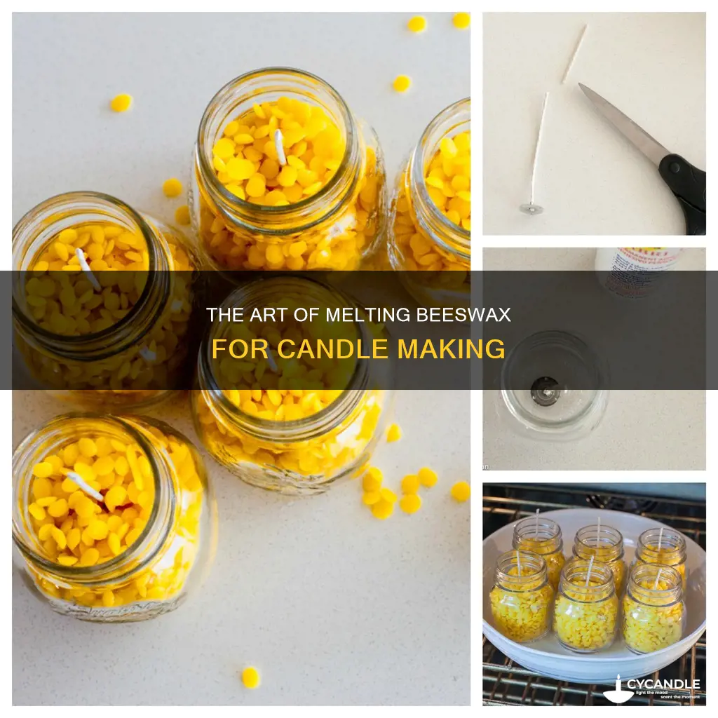 how to melt beeswax for candle making