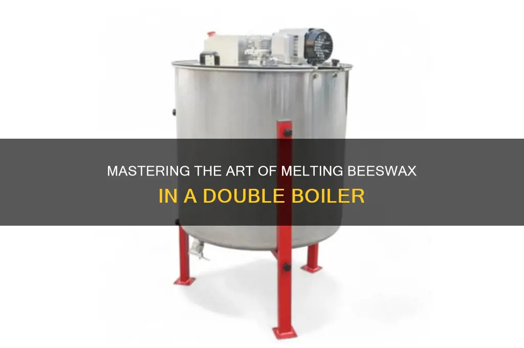 how to melt beeswax in double boiler