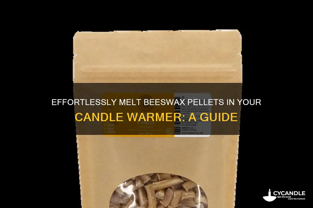 how to melt beeswax pellets in a candle warmer