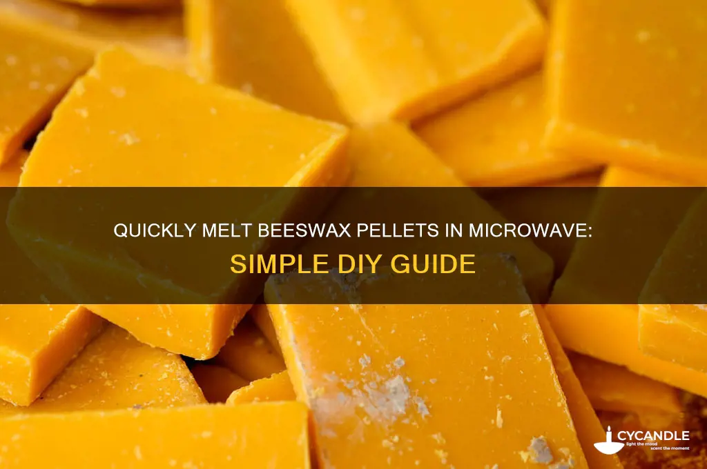 how to melt beeswax pellets in microwave
