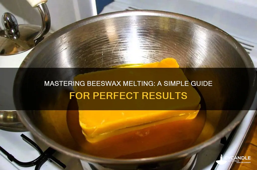 how to melt beeswax