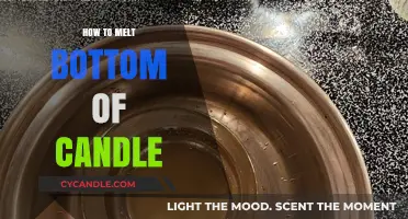 Effective Ways to Melt the Bottom of a Candle