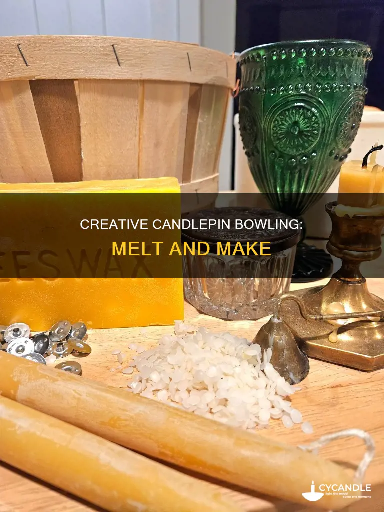 how to melt candle bowling