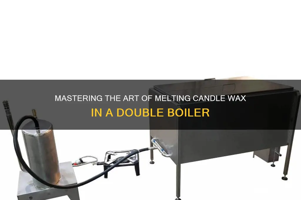 how to melt candle wax in a double boiler