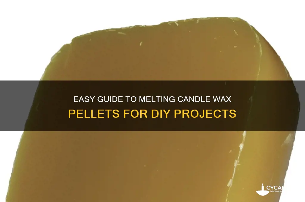 how to melt candle wax pellets