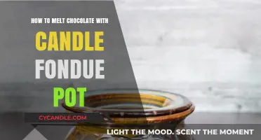 Candle Chocolate Fondue: Melting with a Twist
