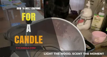 Melted Crayons: Make Your Own Candle at Home