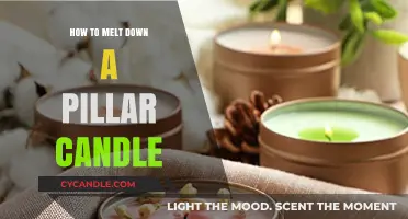 Transforming Pillar Candles: Melting and Molding
