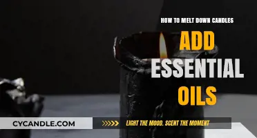 Revamping Candles: Melting, Adding Essential Oils, and More