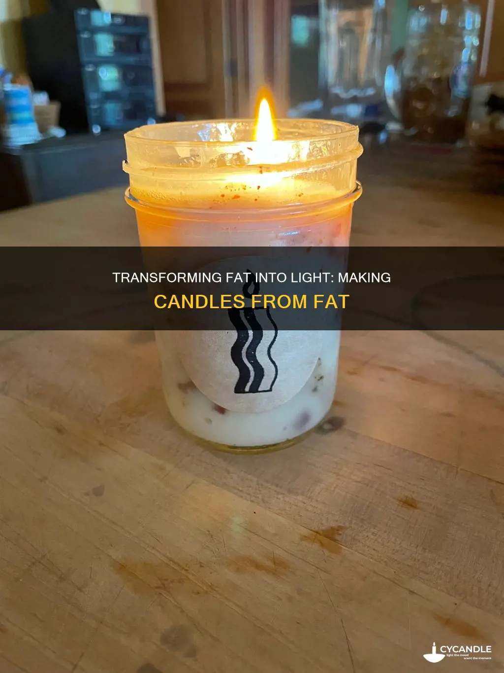 how to melt fat into candles