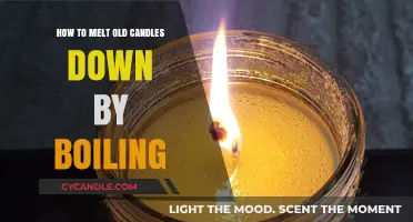Recycling Candles: Melting Wax with Boiling Water