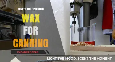 Easy Guide to Melting Paraffin Wax for Canning at Home