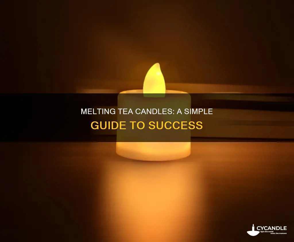 how to melt tea candles