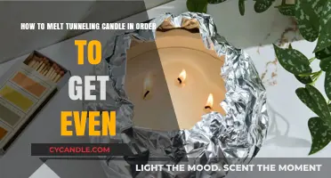 Fix Tunneling Candles: Easy Melting Tips for Even Wax Burn