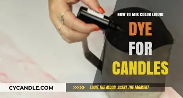 Mixing Liquid Candle Dye: A Step-by-Step Guide