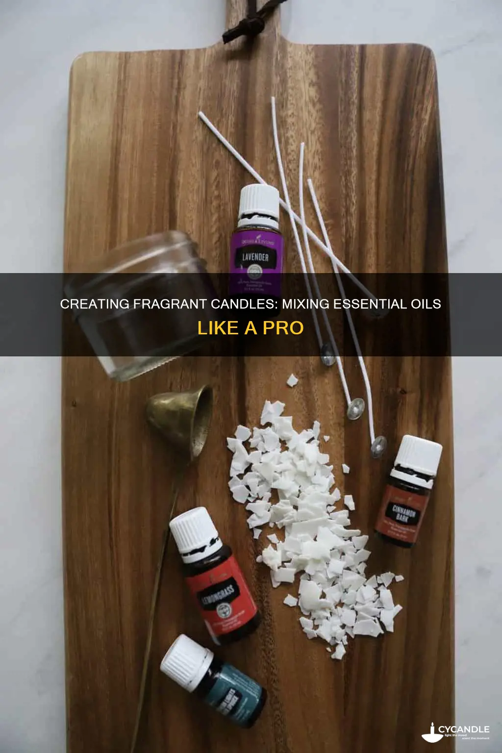 how to mix essential oils for candle making