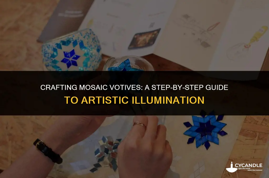 how to mke mosaic votive