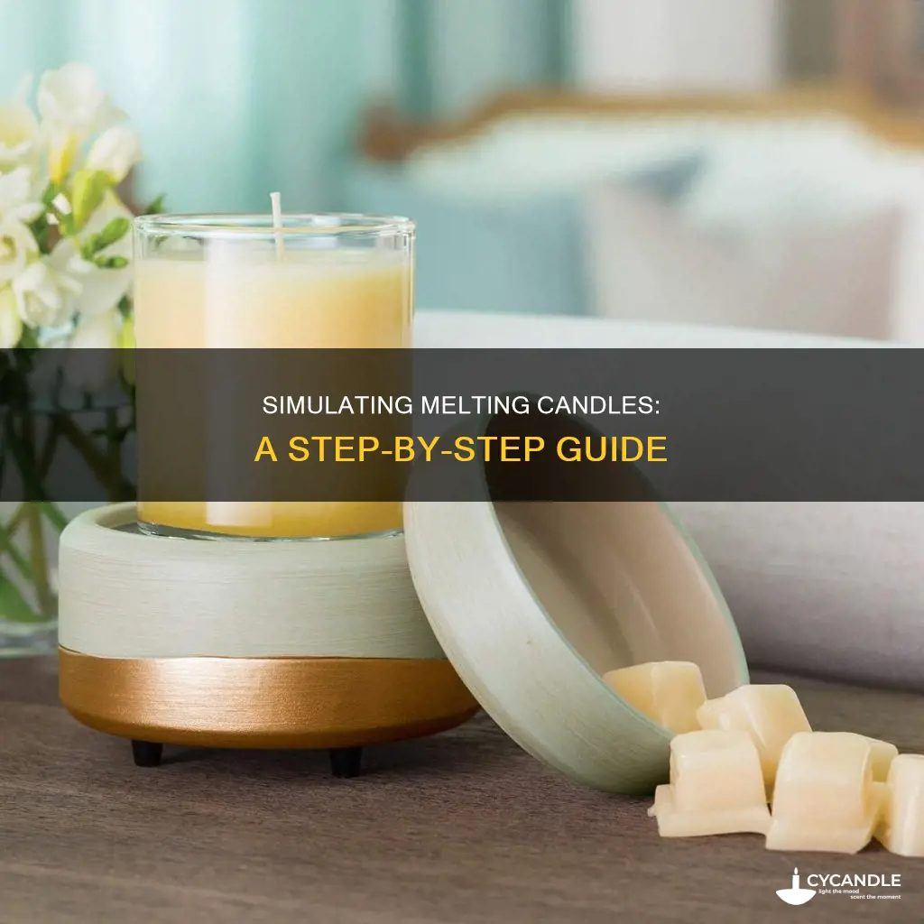 how to modle melting candle affect