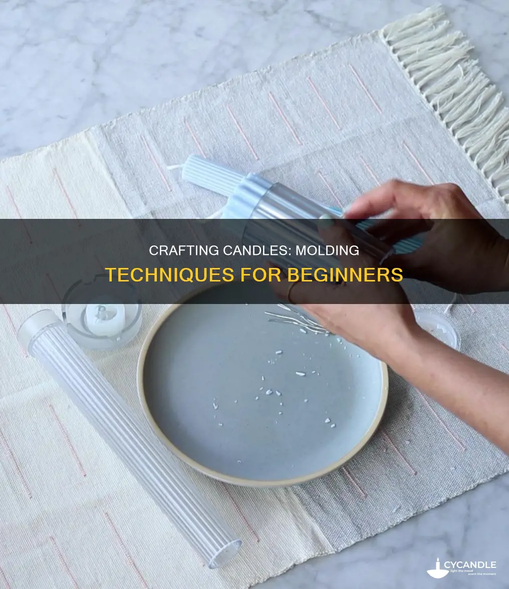 how to mold candles
