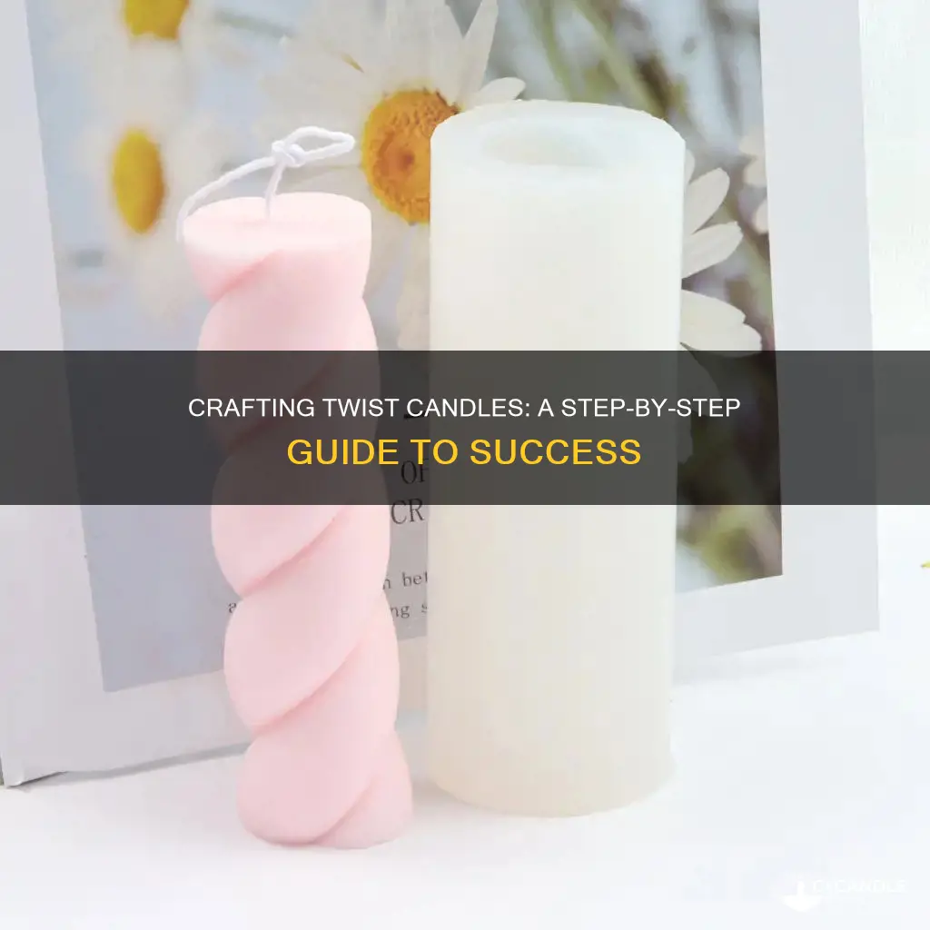 how to mold twist candle