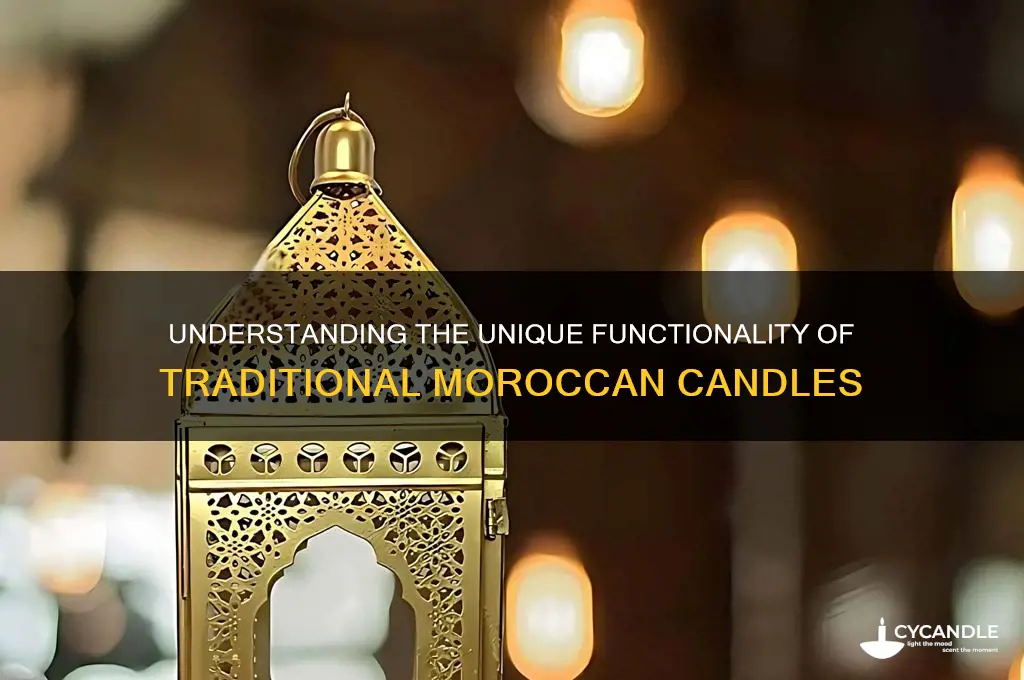 how to moroccan candles work