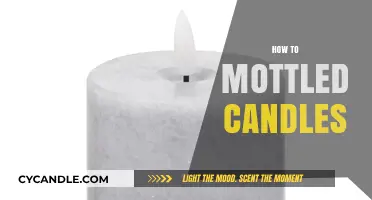 Creating Unique Mottled Candles at Home