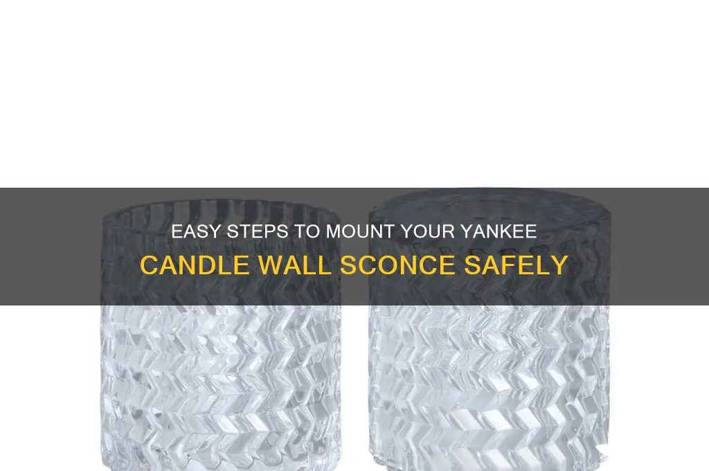 how to mount yankee candle wall thing