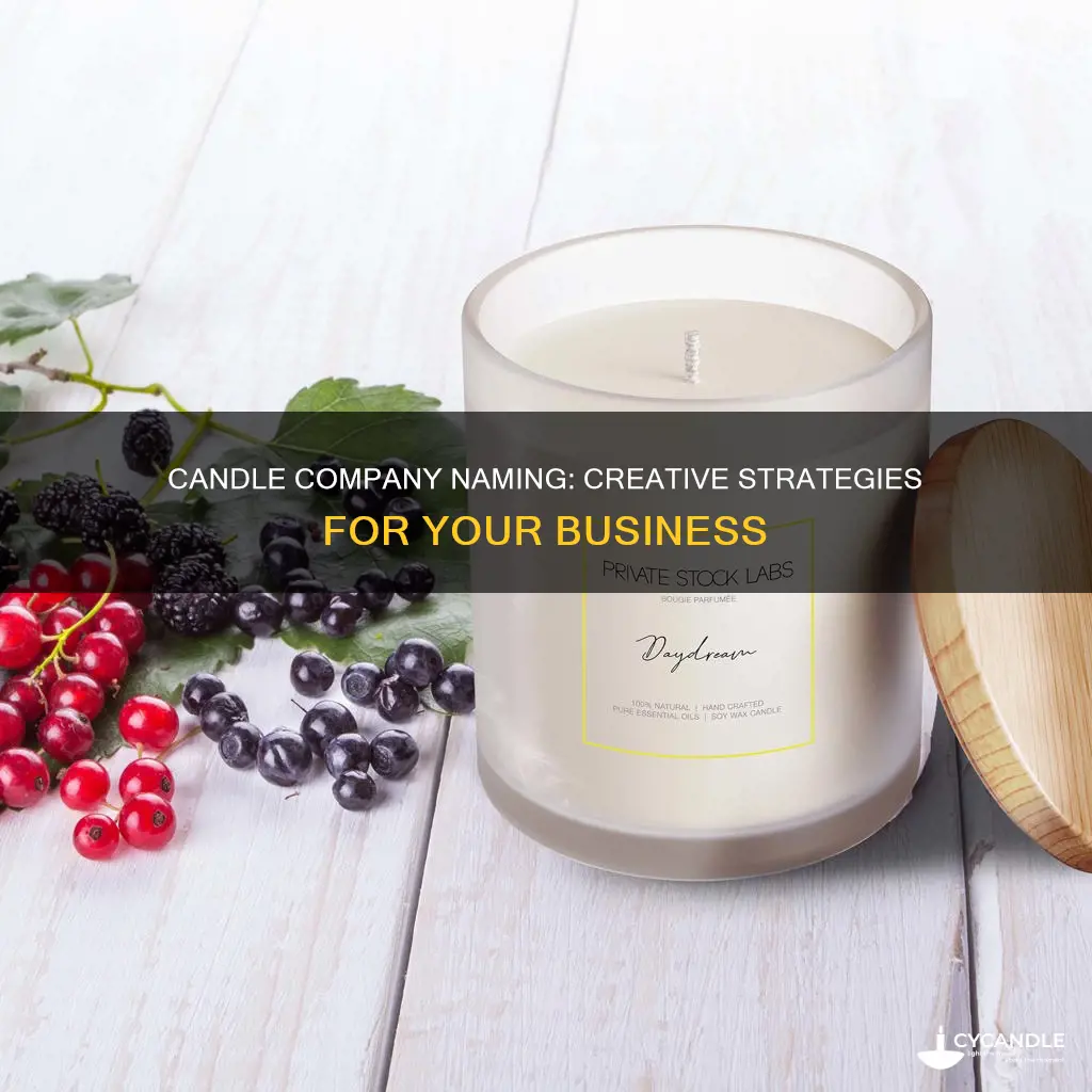 how to name your candle company