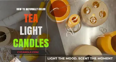 Natural Tea Light Candle Coloring: Creative DIY Techniques for Vibrant Hues