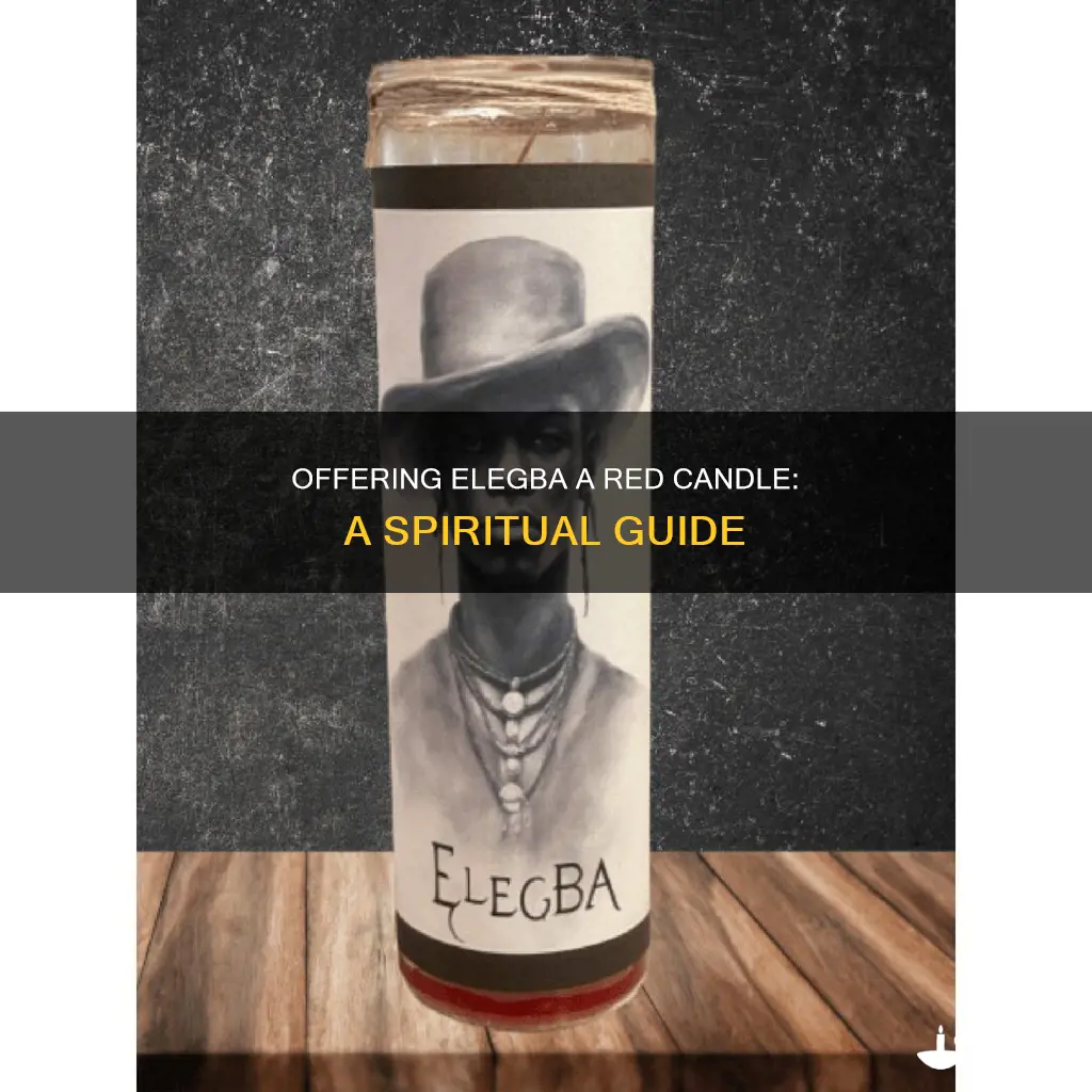 how to offer elegba a red candle