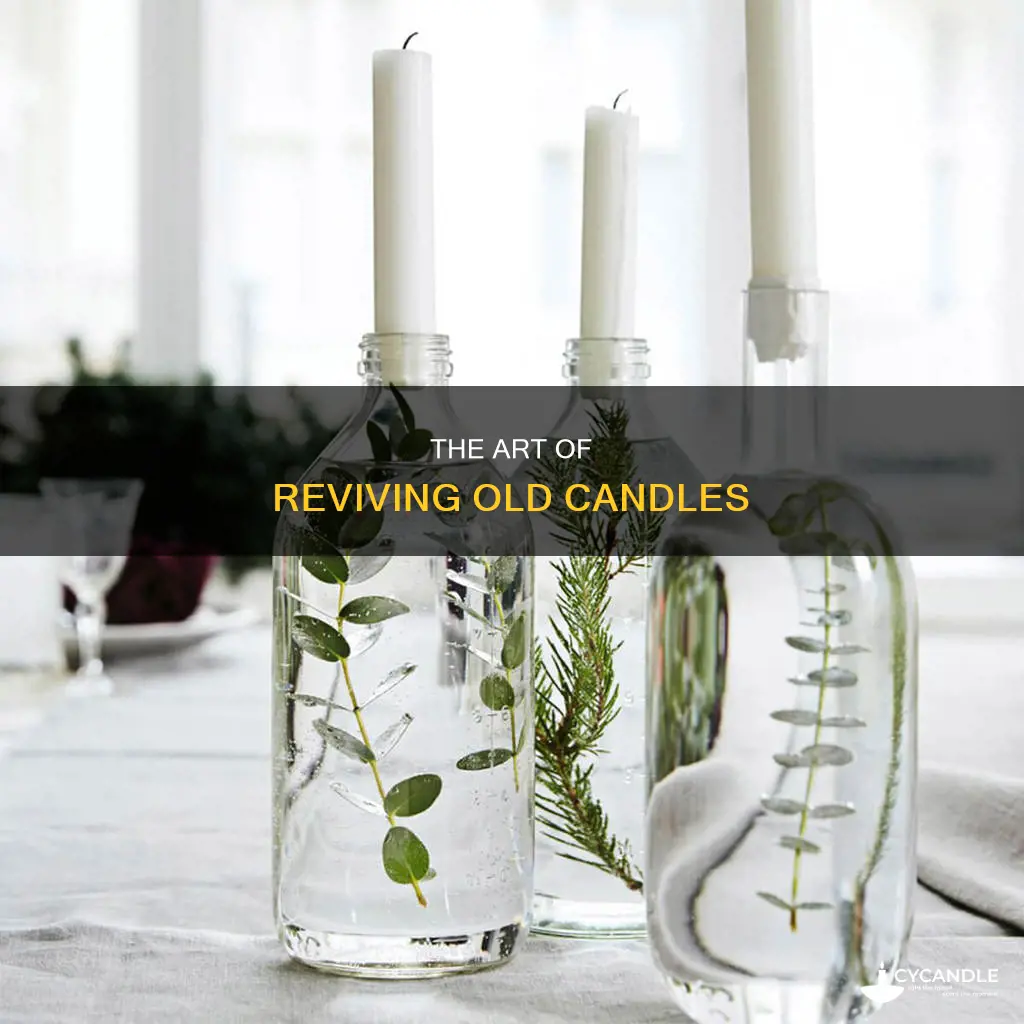 how to old candles