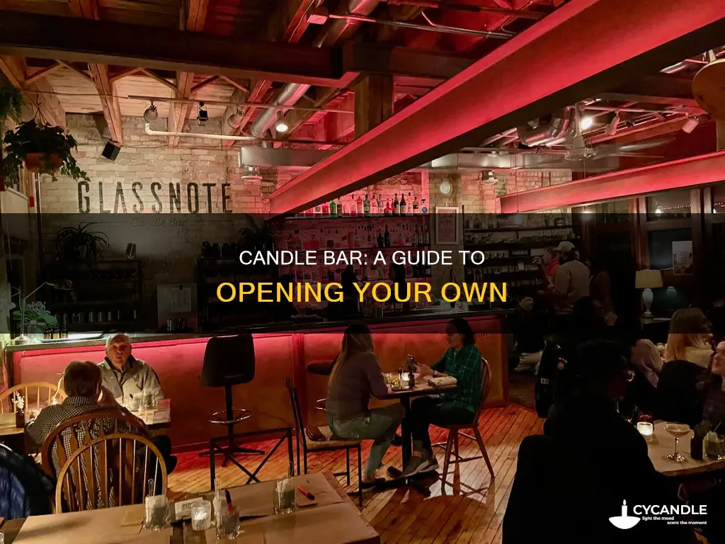 how to open a candle bar
